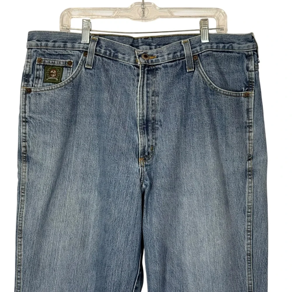 Cinch Jeans Mens 38x31 Blue Green Label Relaxed Fit Straight Leg Denim Western